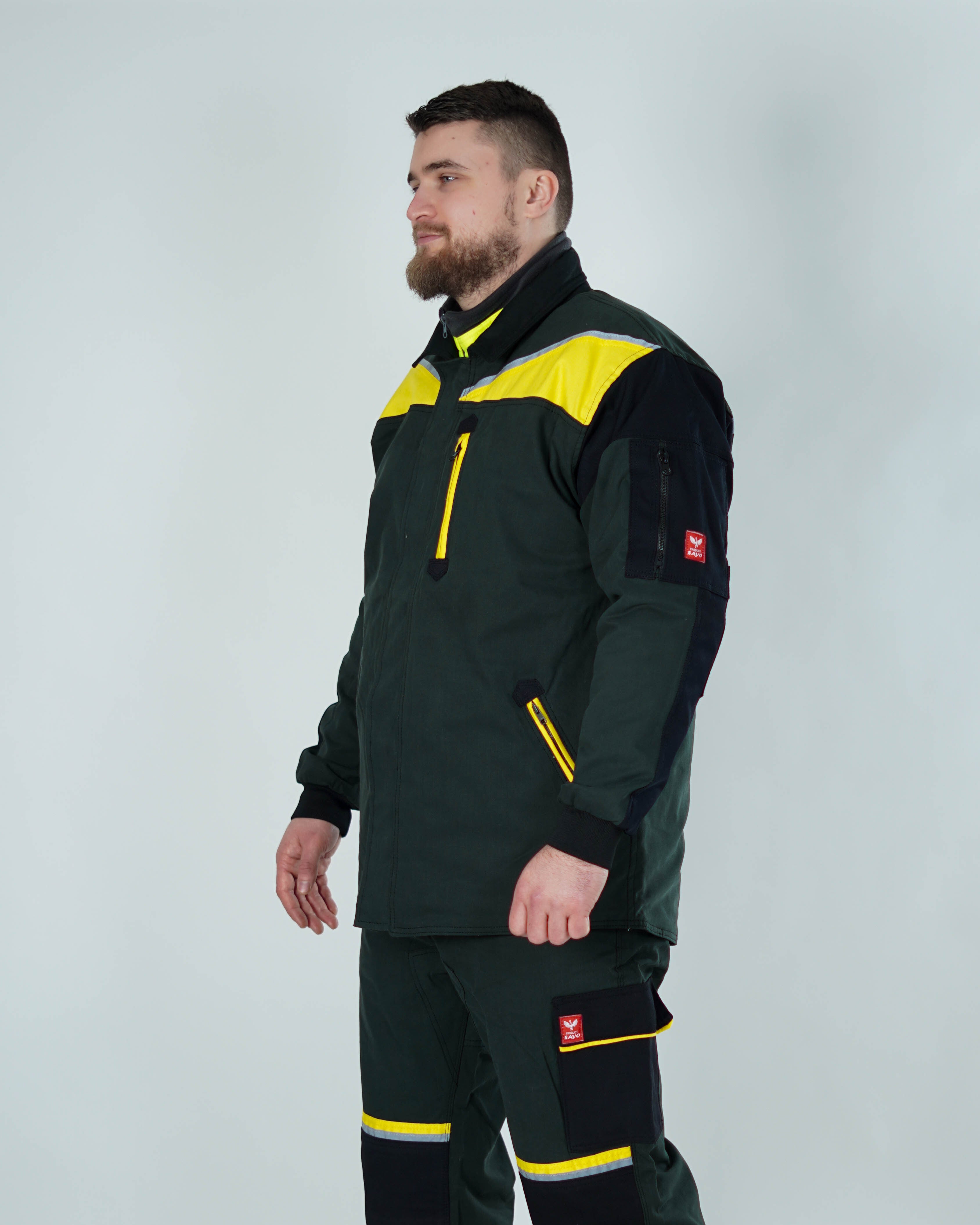 Zelena Profesionalna Zimska Jakna