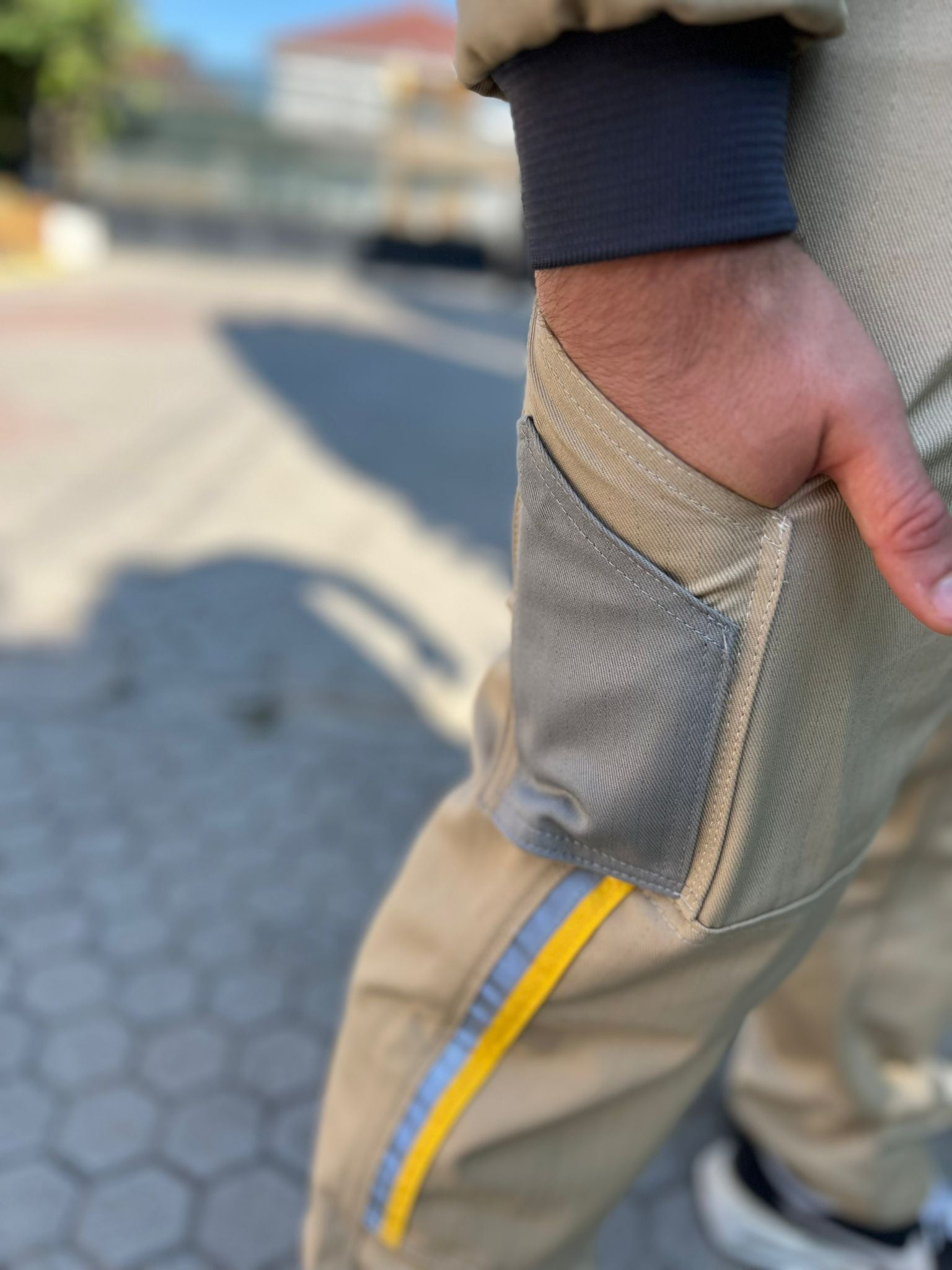 Profesionalne Krem Radne Pantalone