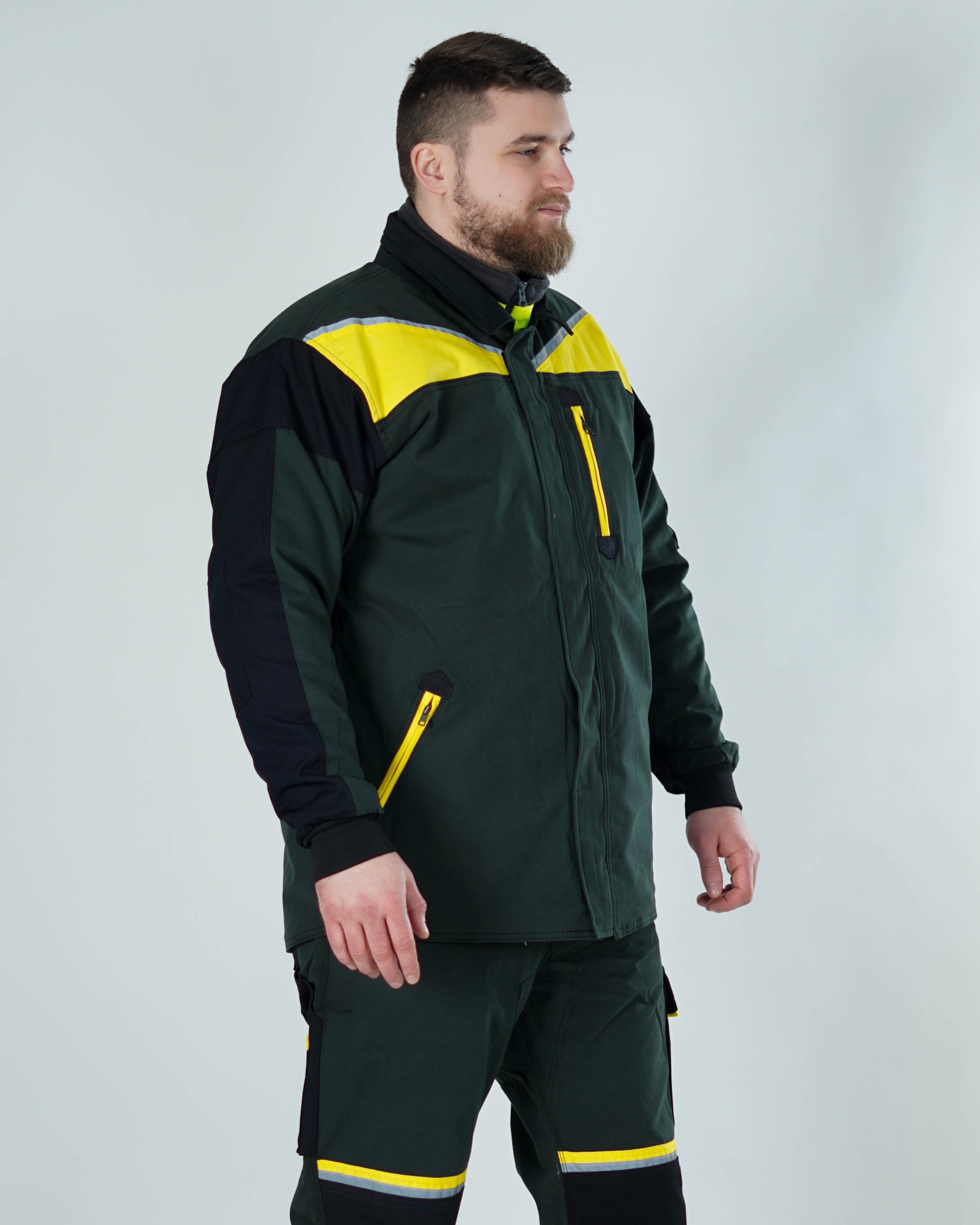 Zelena Profesionalna Zimska Jakna