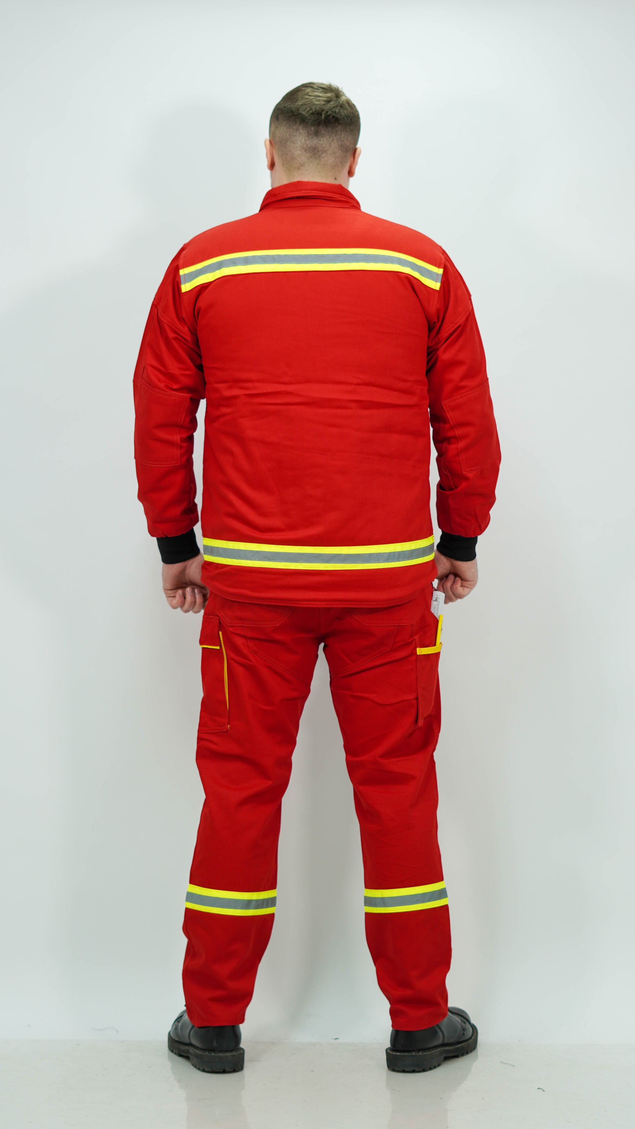 Komplet Crveno Radno Odelo Traka