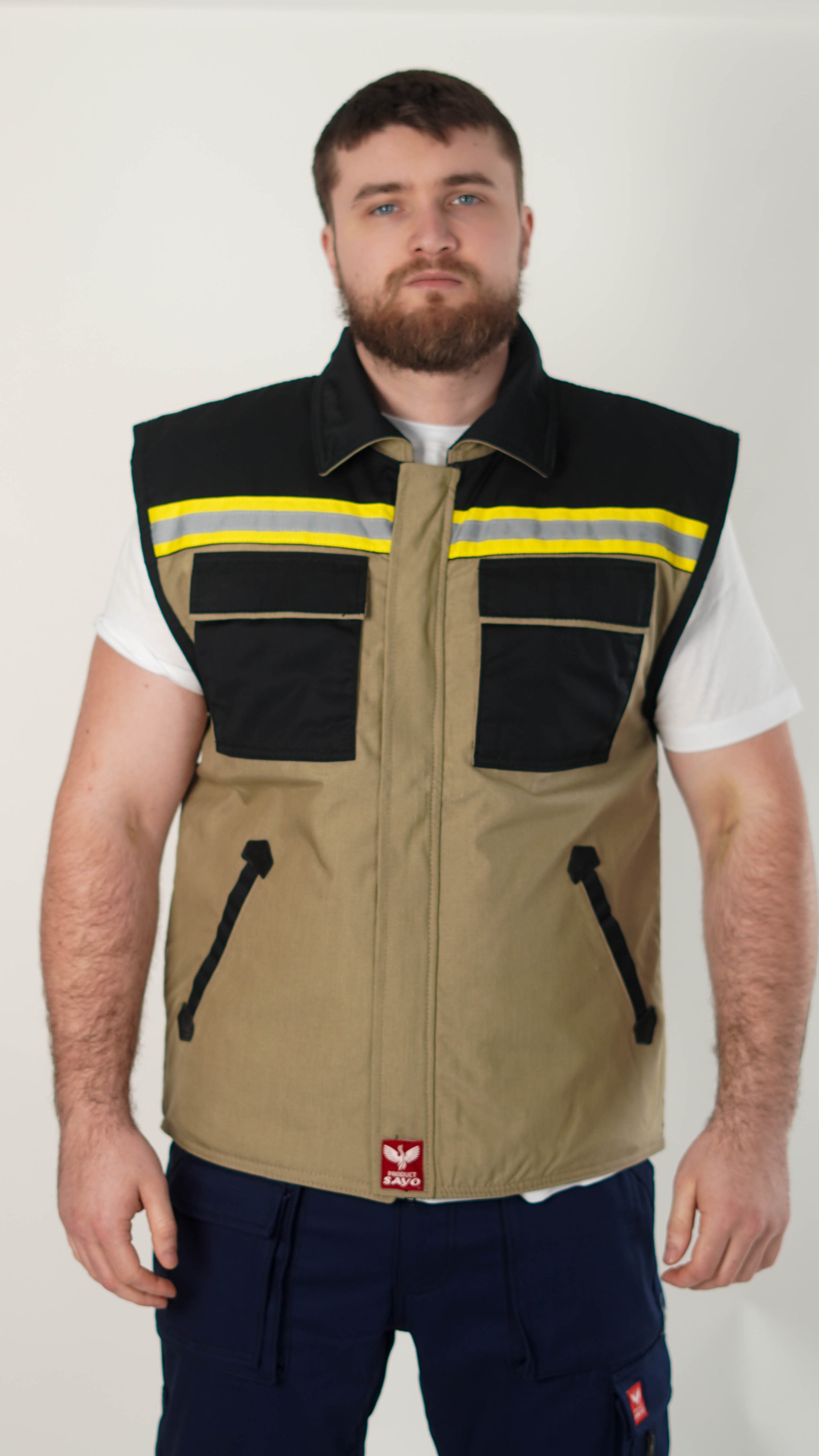 Profesionalni Krem Radni Prsluk