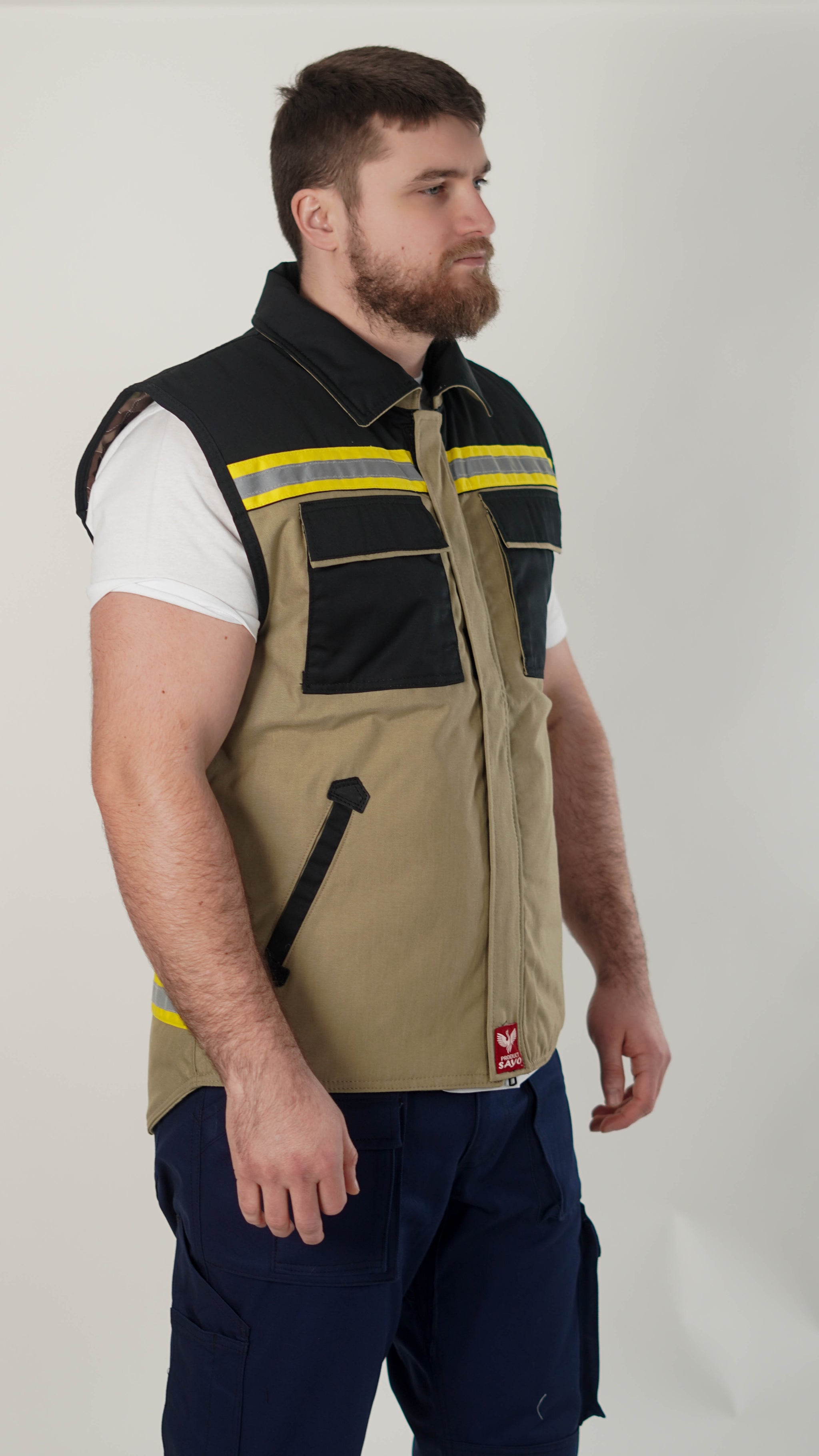 Profesionalni Krem Radni Prsluk