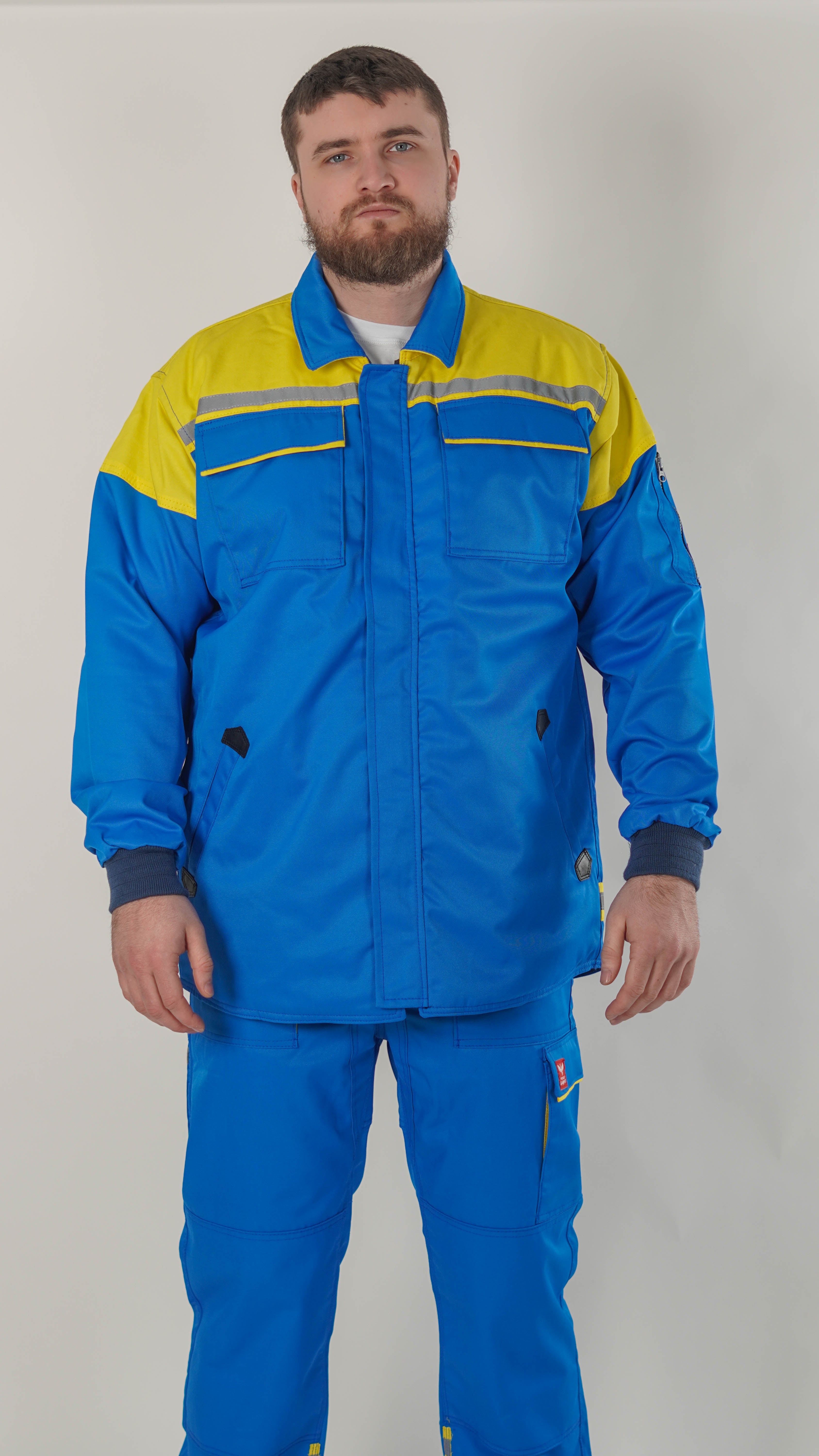 Profesionalna Plava Zimska Jakna