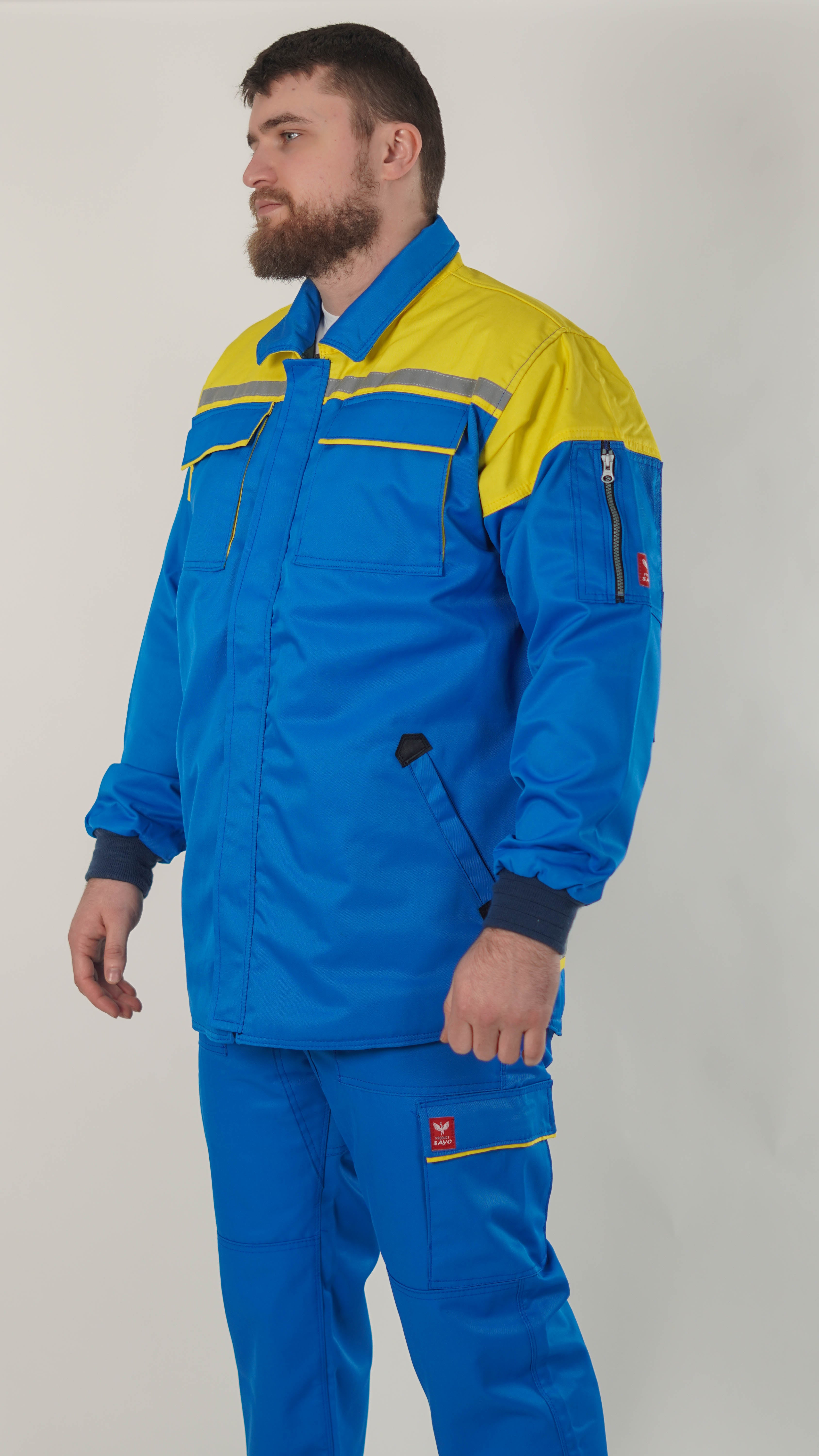 Profesionalna Plava Zimska Jakna