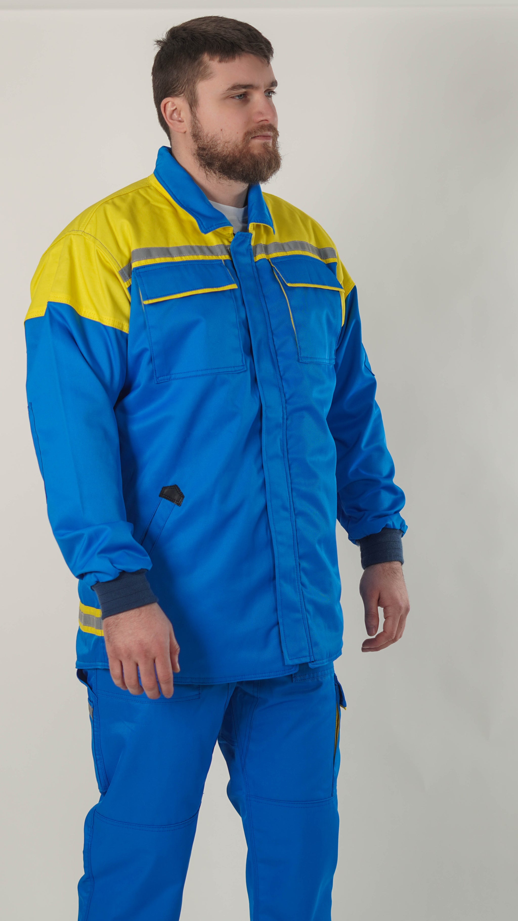 Profesionalna Plava Zimska Jakna