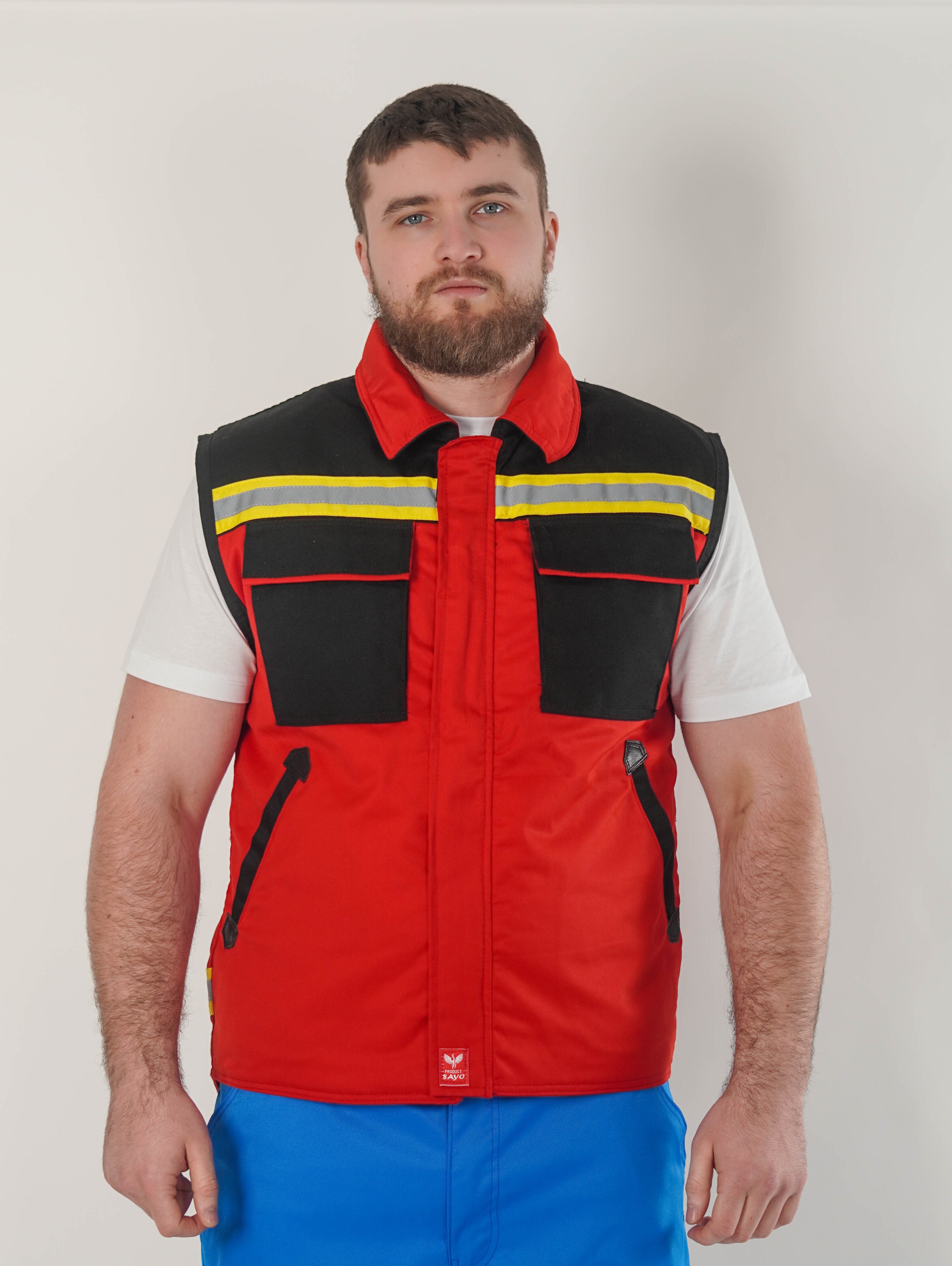 Profesionalni Crveni Radni Prsluk