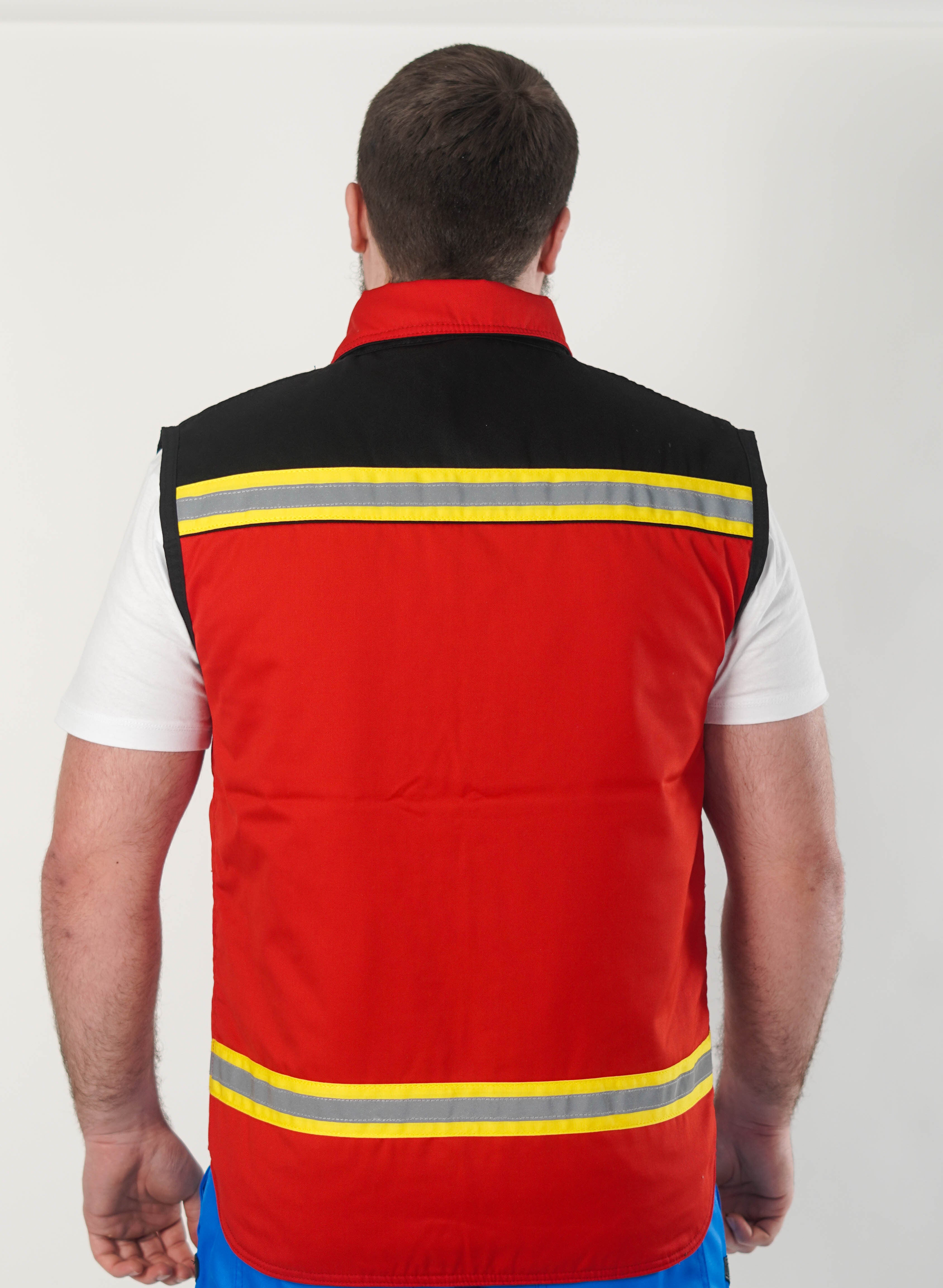 Profesionalni Crveni Radni Prsluk