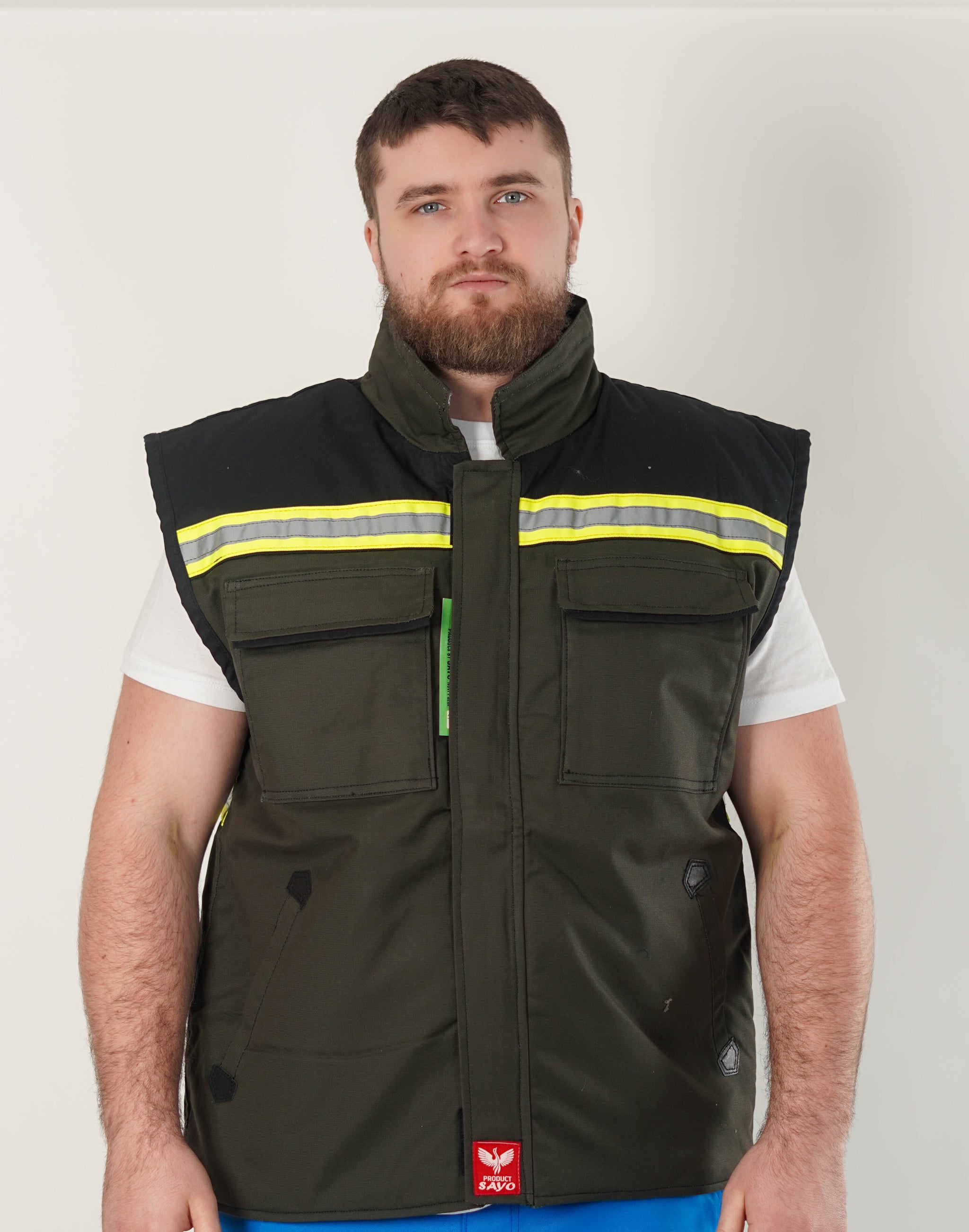 Profesionalni Maslinasto Zeleni Radni Prsluk