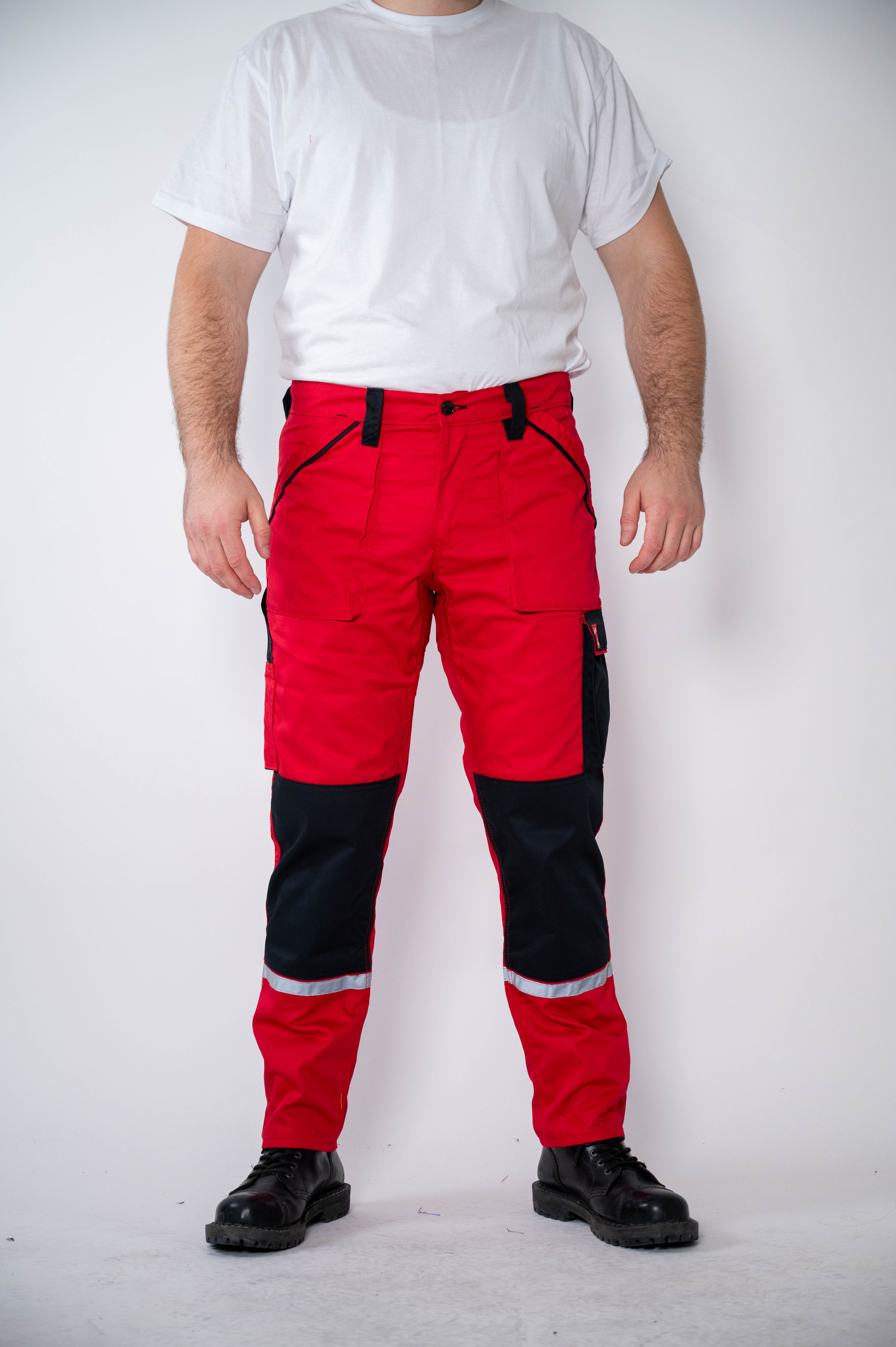 Crvene Radne Pantalone