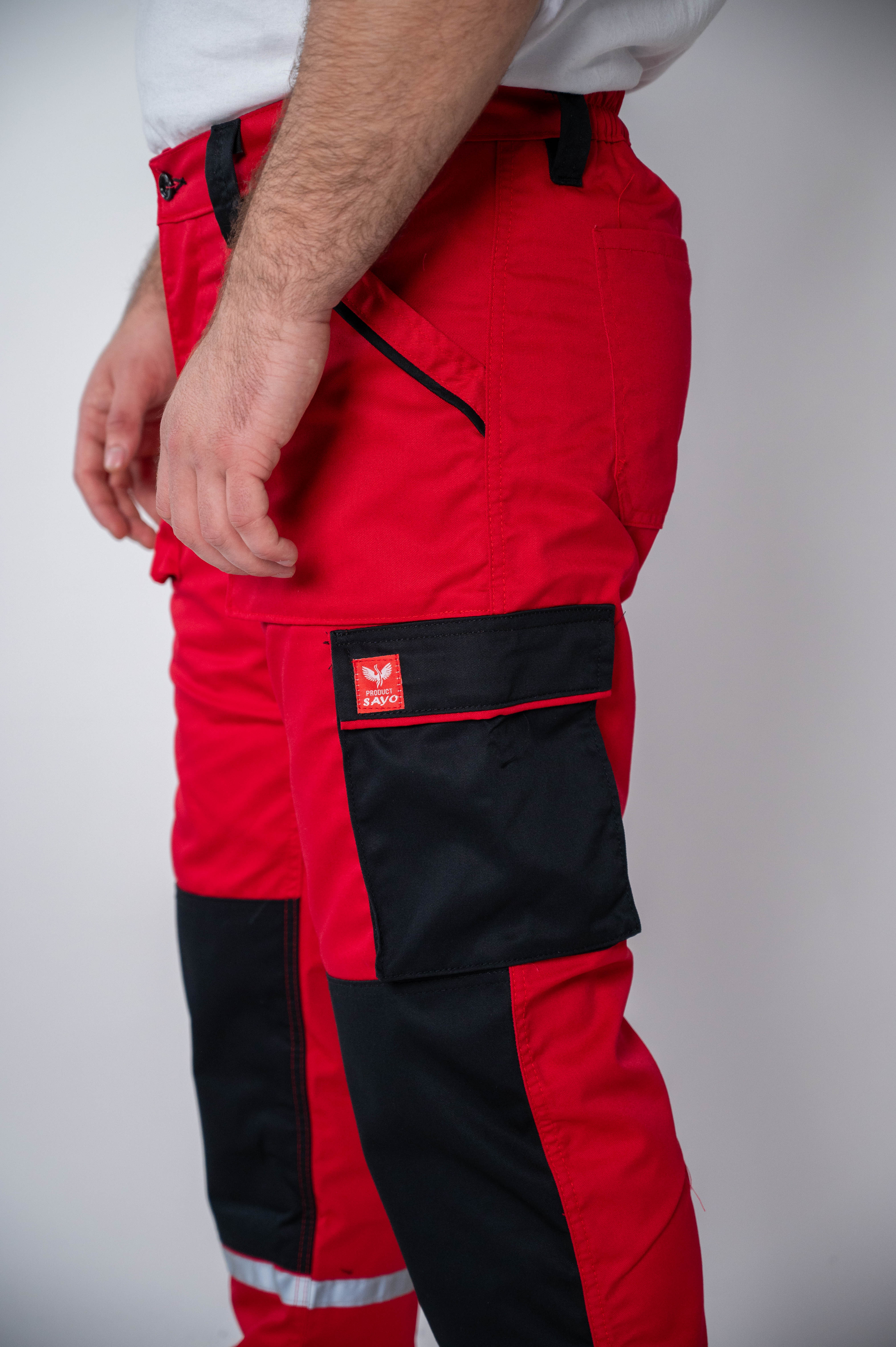 Crvene Radne Pantalone