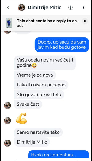 Poruka zadovoljnog kupca