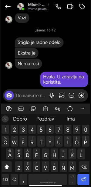 Poruka zadovoljnog kupca