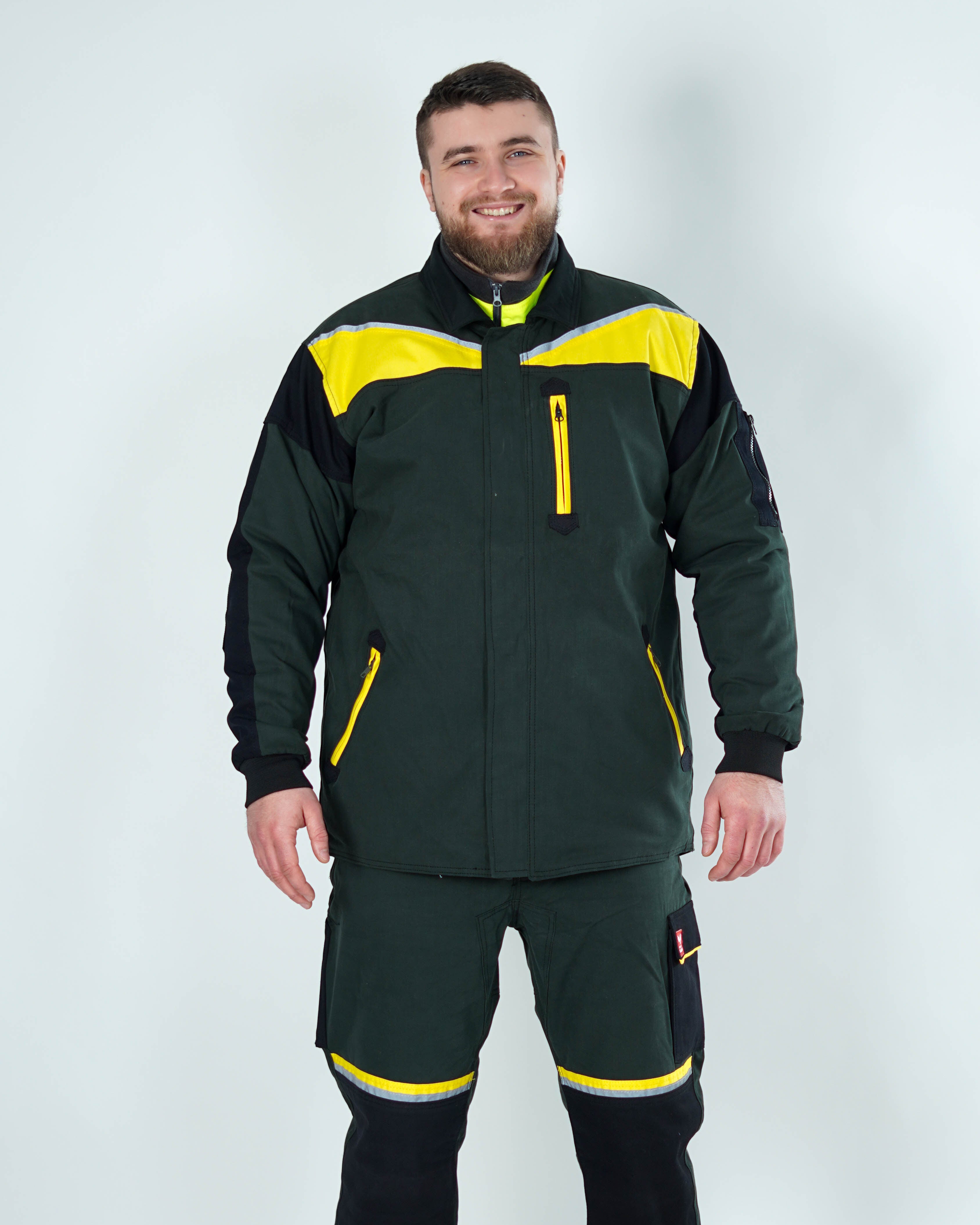 Zelena Profesionalna Zimska Jakna