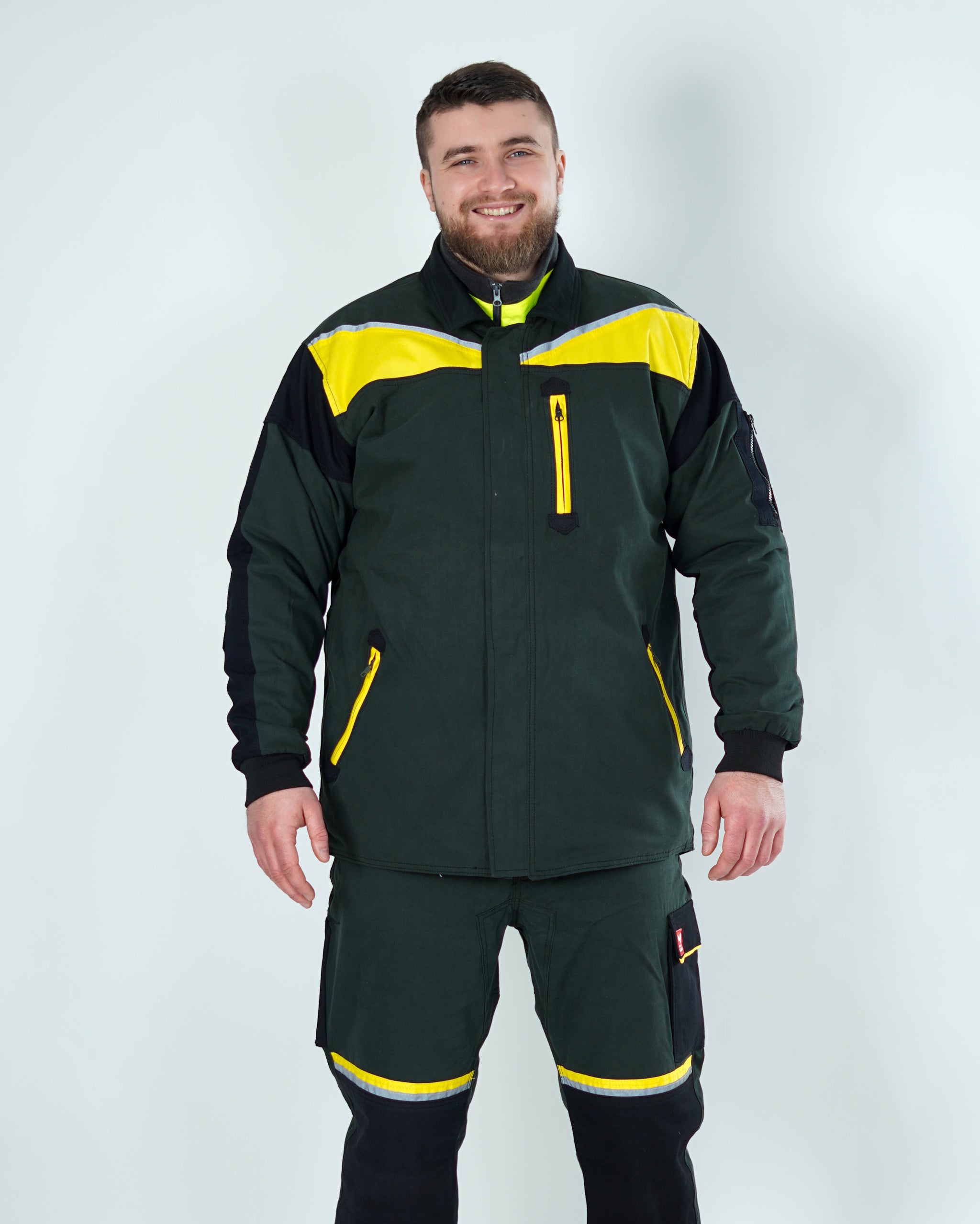 Zelena Profesionalna Zimska Jakna