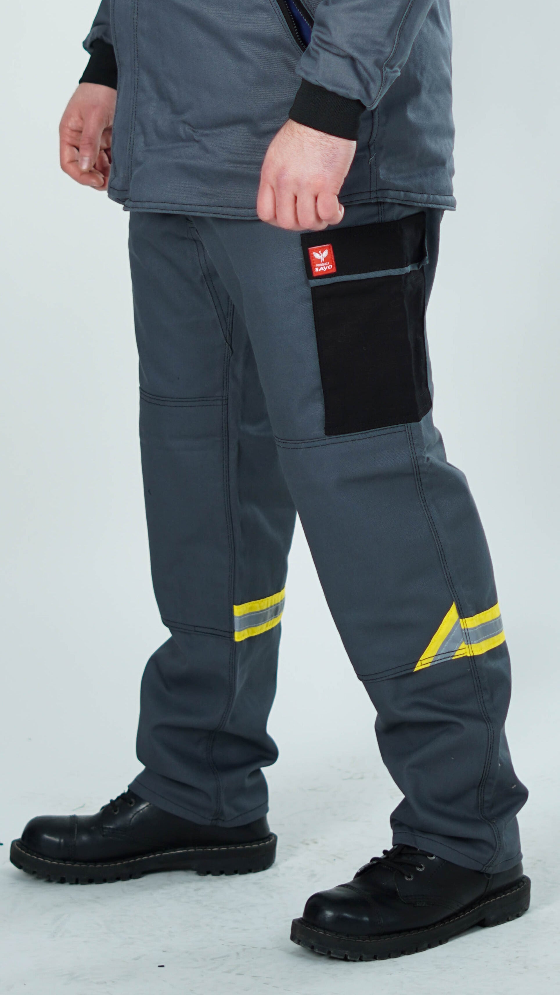 Profesionalne  Sive Radne Pantalone