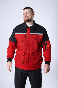 Tregerice + Bluza + Prsluk Crveno Odelo