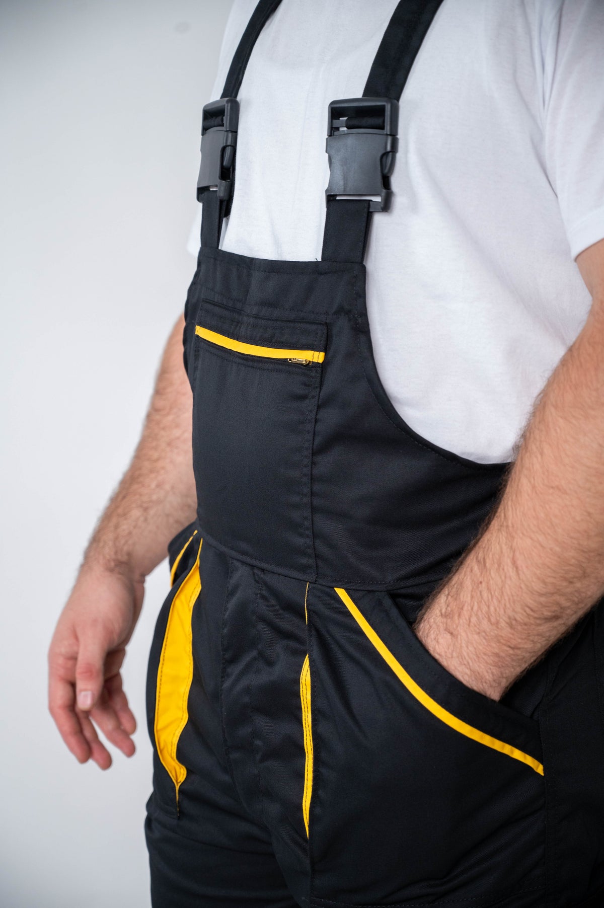 Tregerice + Bluza + Prsluk Crno Odelo