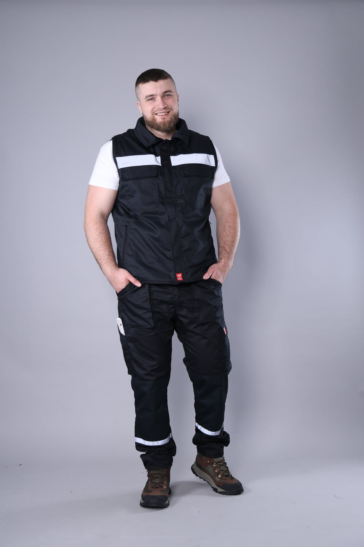 Pantalone + Prsluk Crno Odelo