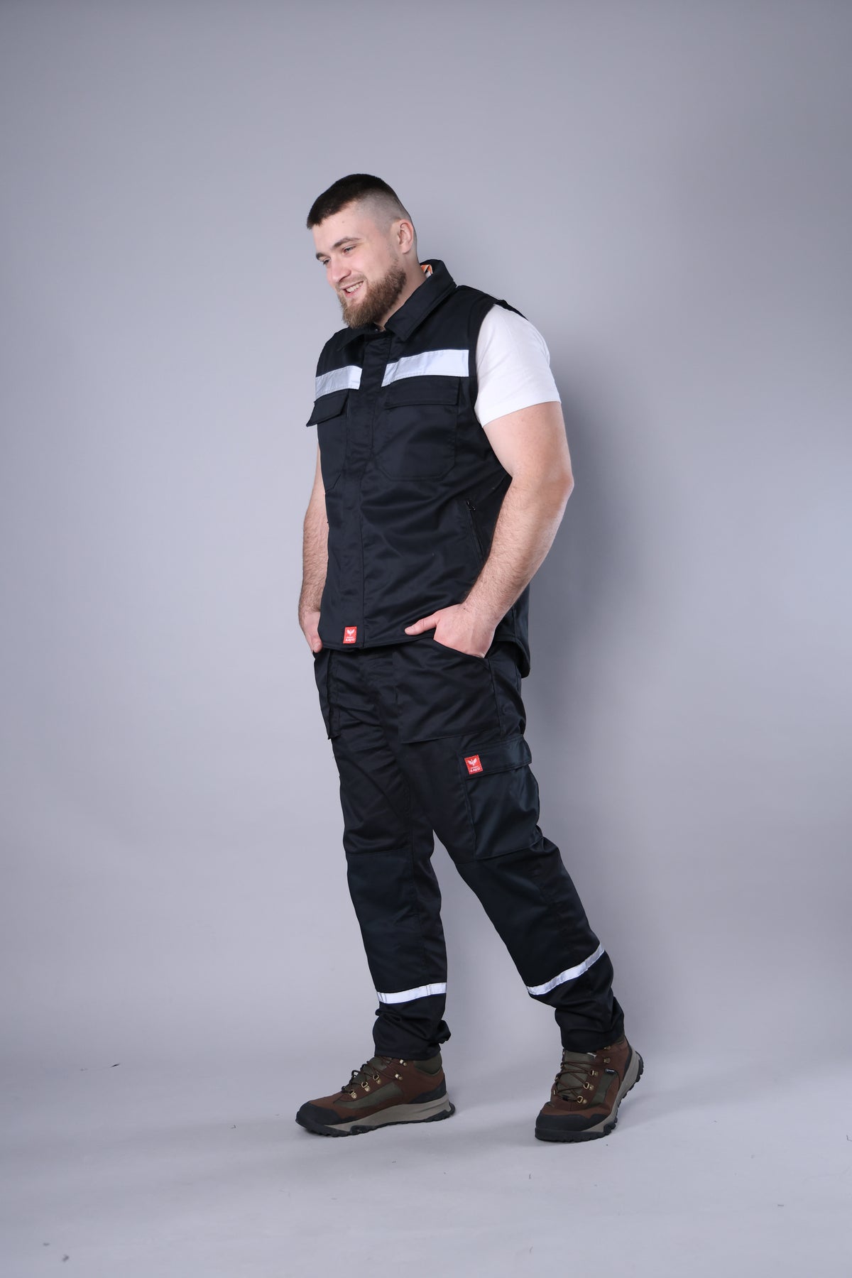 Pantalone + Prsluk Crno Odelo
