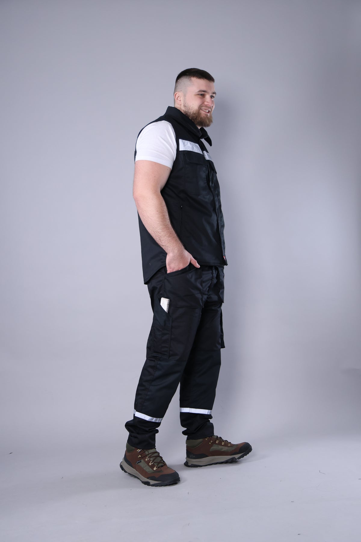 Pantalone + Prsluk Crno Odelo
