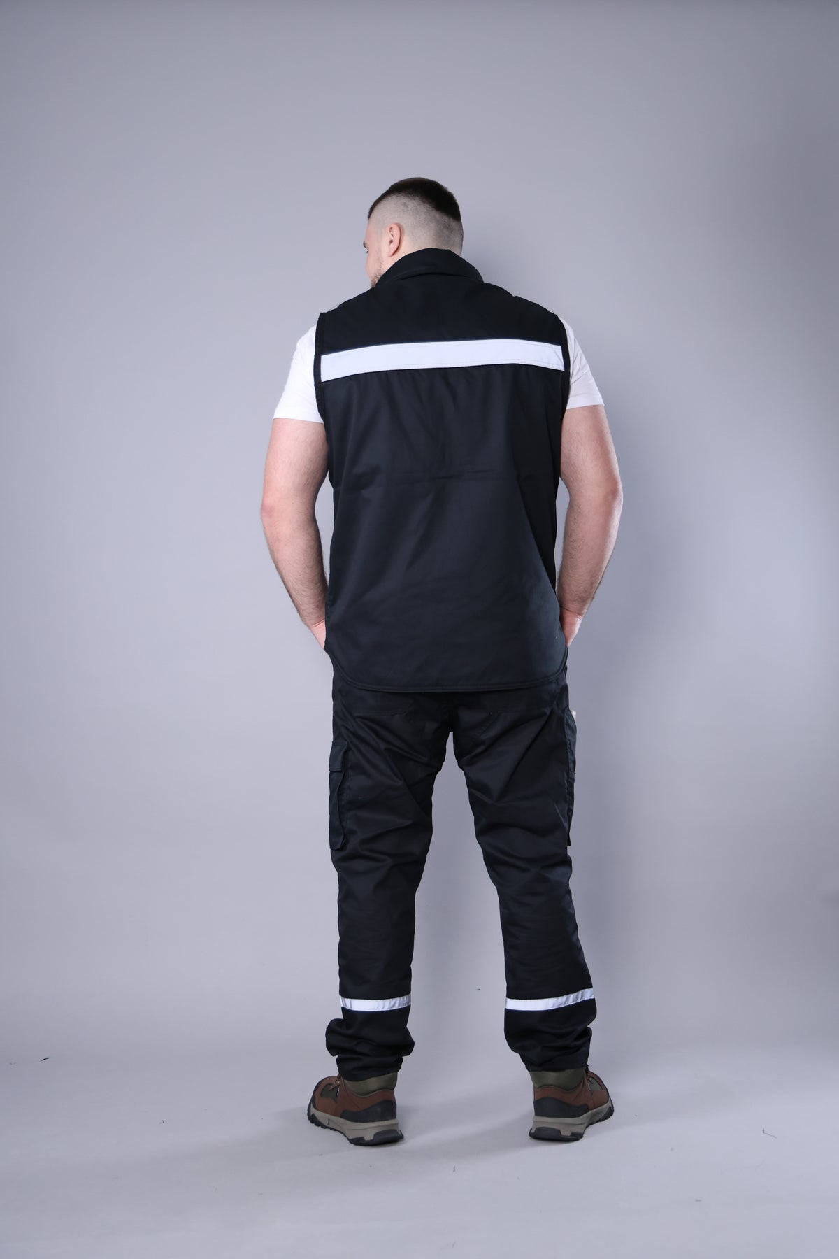 Pantalone + Prsluk Crno Odelo