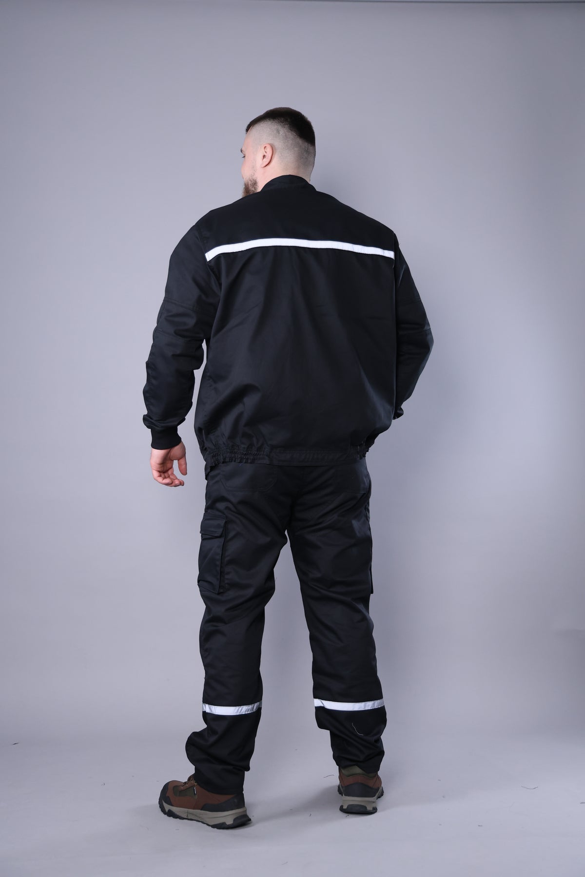 Pantalone + Bluza + Prsluk Crno Odelo