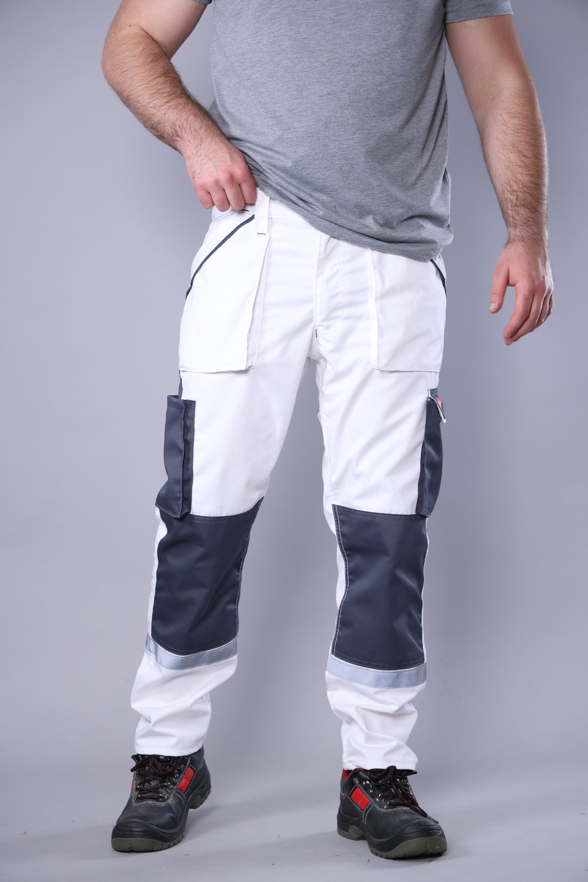 Bele Radne Pantalone