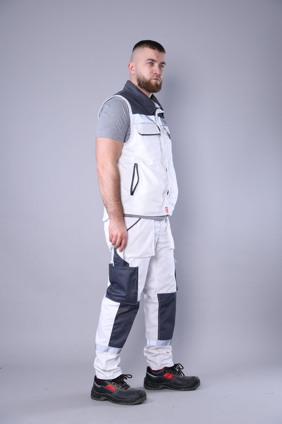 Pantalone + Prsluk Belo Odelo