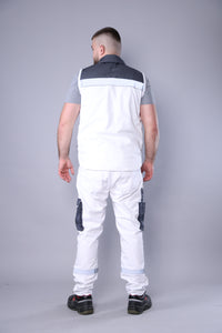 Pantalone + Prsluk Belo Odelo