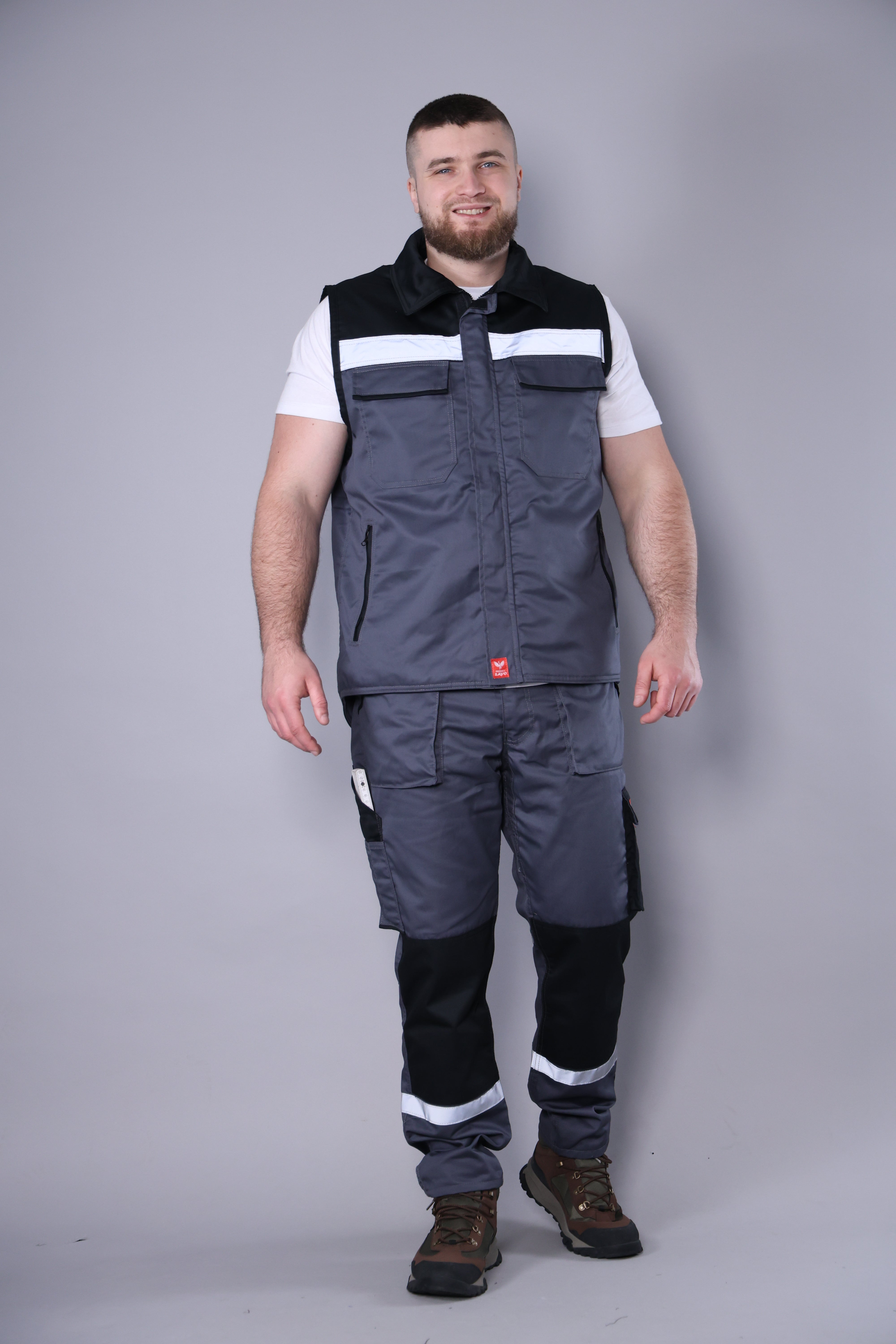 Pantalone + Prsluk Sivo Odelo