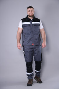 Pantalone + Prsluk Sivo Odelo