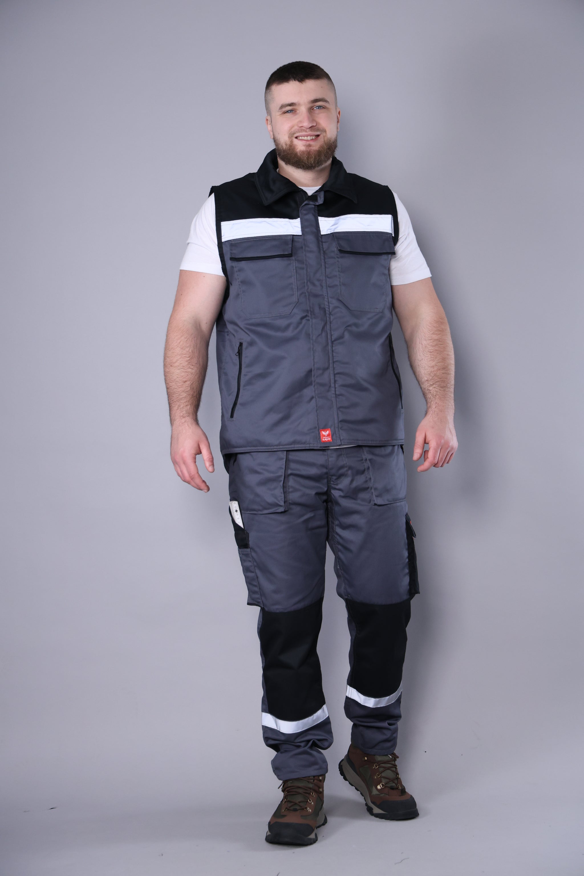 Pantalone + Prsluk Sivo Odelo