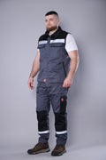 Pantalone + Prsluk Sivo Odelo