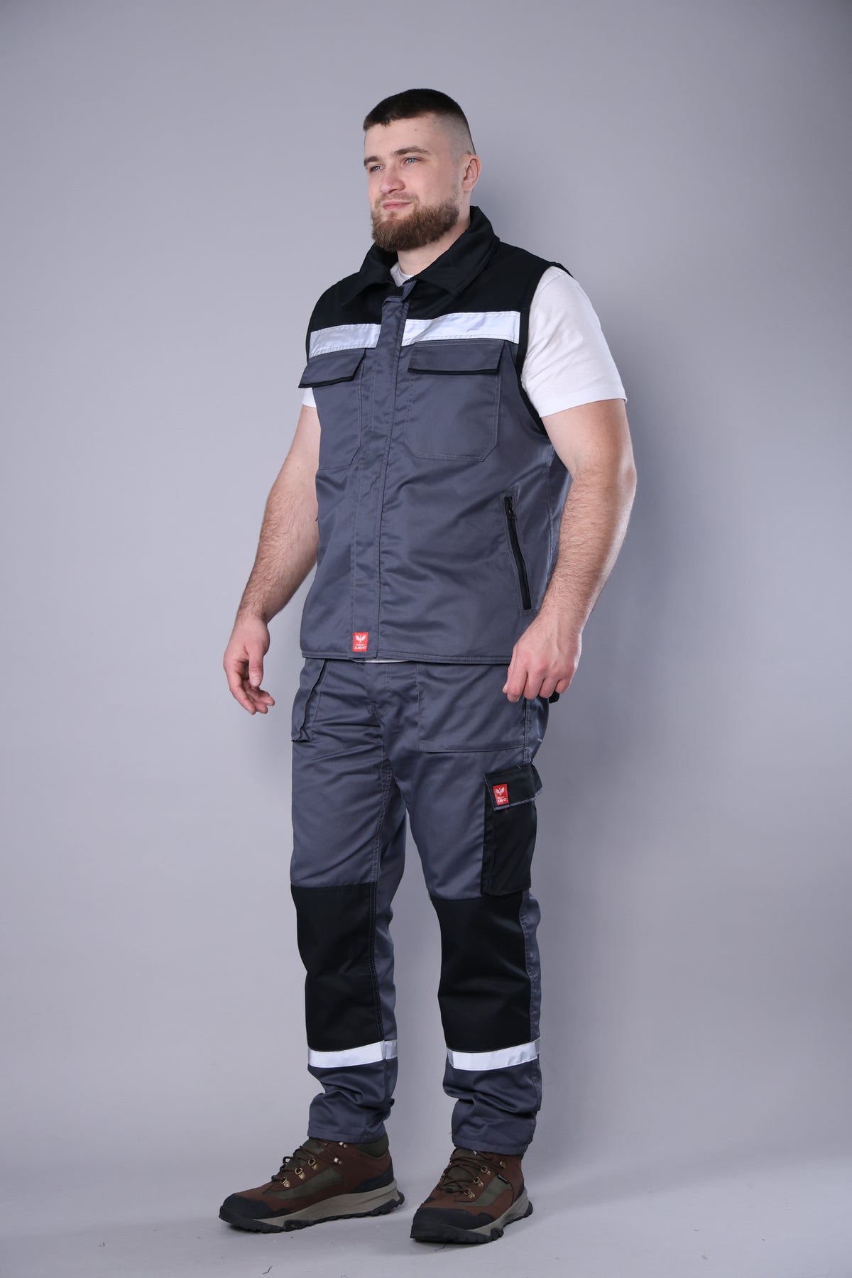 Pantalone + Prsluk Sivo Odelo