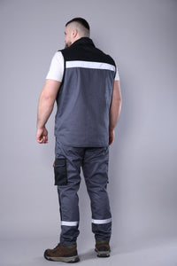 Pantalone + Prsluk Sivo Odelo