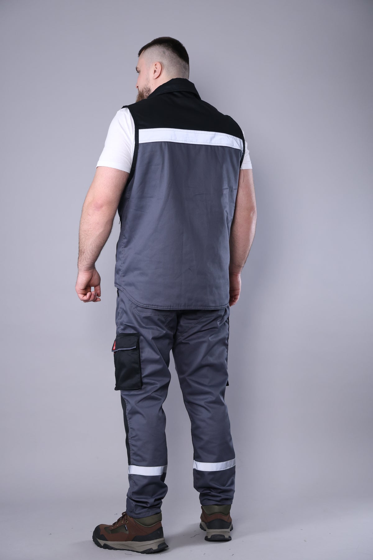 Pantalone + Prsluk Sivo Odelo