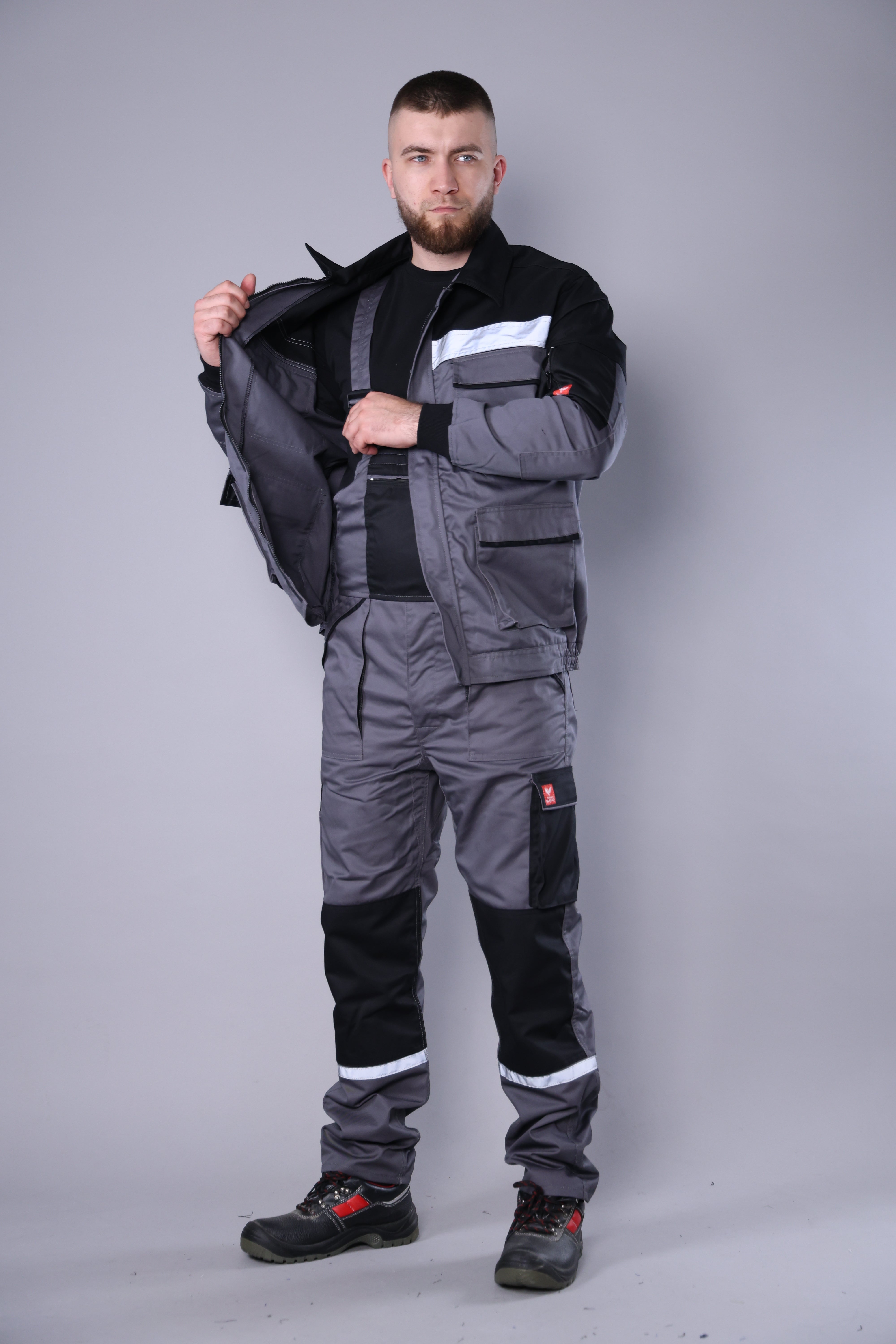 Tregerice + Bluza Sivo Odelo