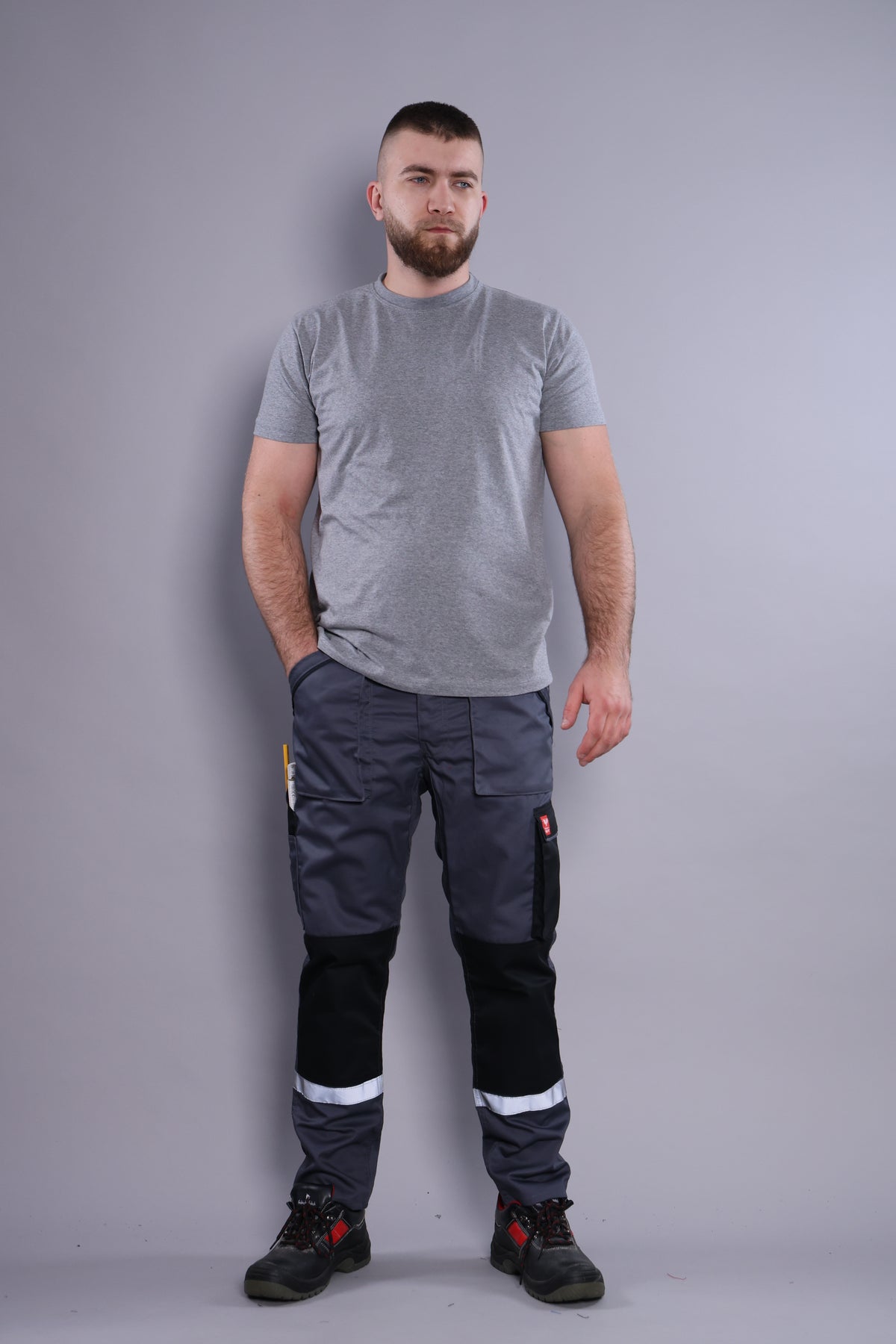 Sive Radne Pantalone