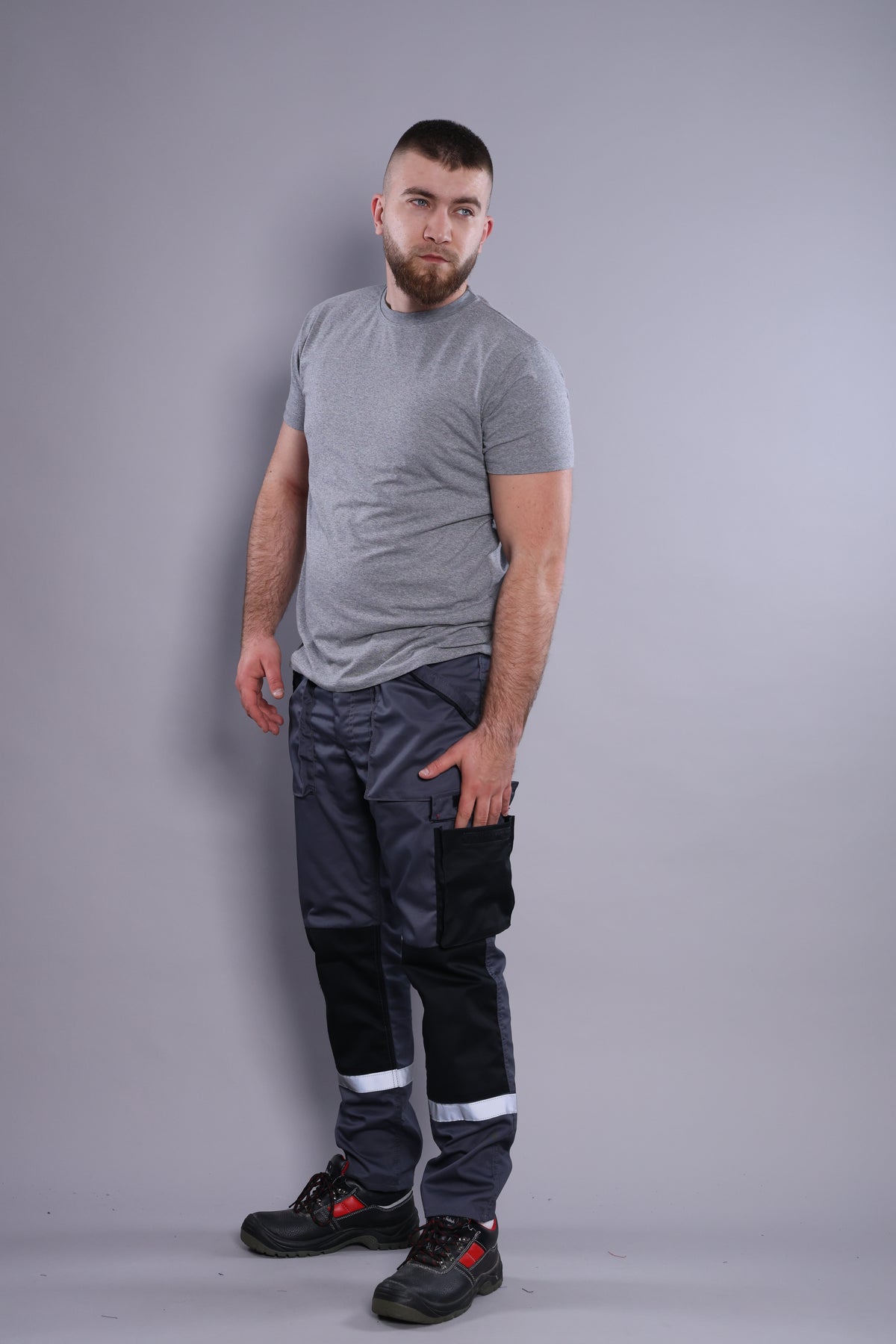 Sive Radne Pantalone