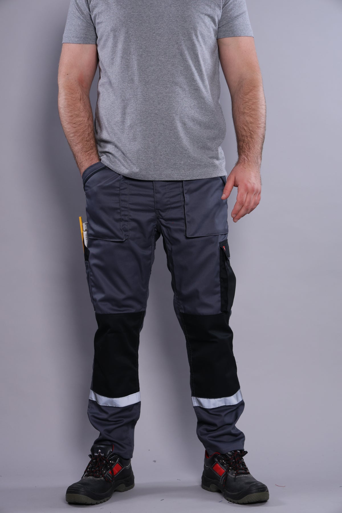 Sive Radne Pantalone